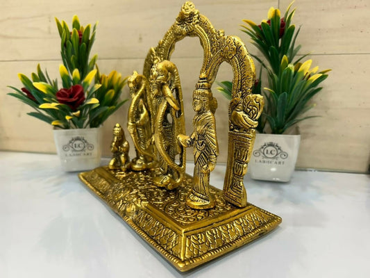 Labhcart Metal Ram Darbar Statue Set - Swadesiicart