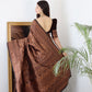 Vamika Weaving Banarasi Jacquard black Kanjivaram Saree | Swadesiicart