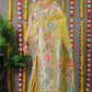 Jyoti Fashion Women's Mehndi Banarasi Silk Zari Woven Saree with Blouse | Swadesiicart