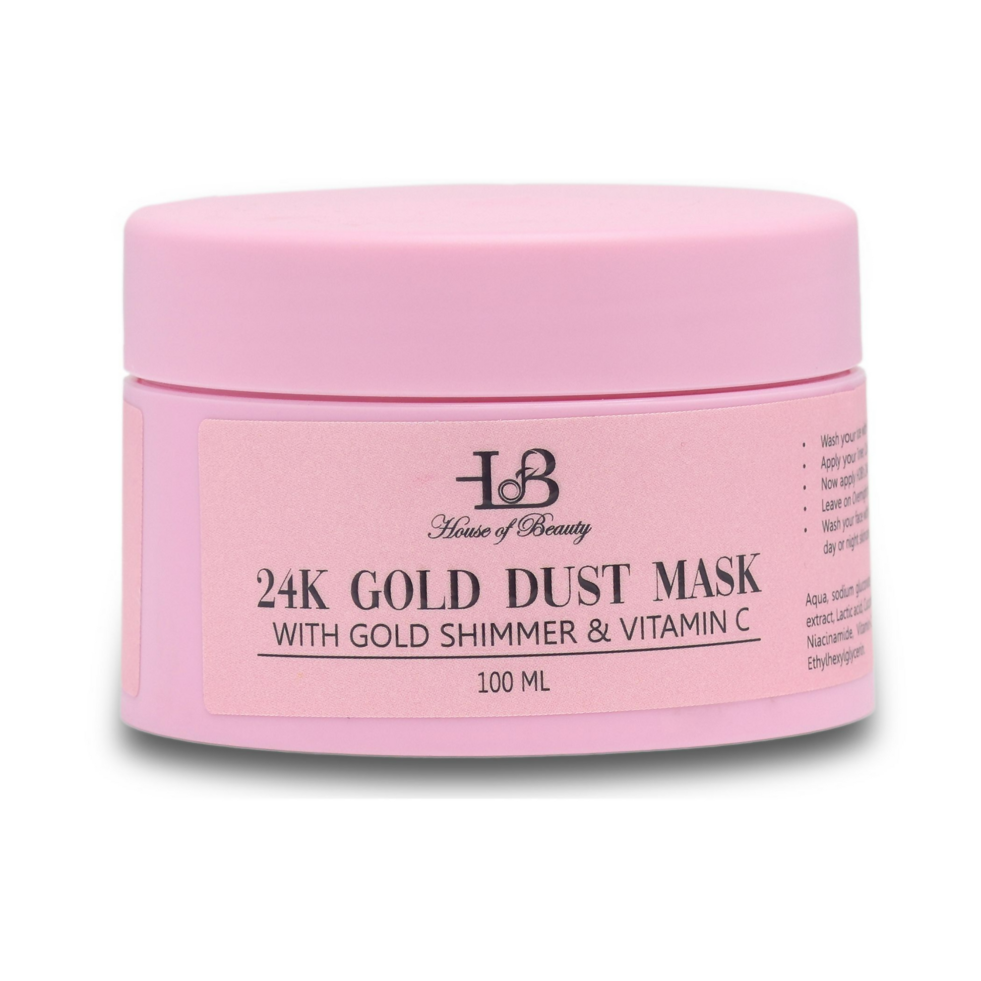 House of Beauty 24K Gold Dust Face Mask - Swadesiicart