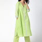 trueBrowns Green Silver Laced Kurta-Pant | Swadesiicart
