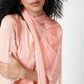 trueBrowns Peach Gota Slit Kurta-Pant-Dupatta | Swadesiicart