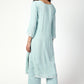trueBrowns Blue Gota Slit Kurta-Pant Set | Swadesiicart