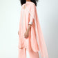trueBrowns Peach Laced Kurta-Pant-Dupatta | Swadesiicart