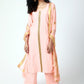 trueBrowns Peach Gota Kurta-Pant-Dupatta | Swadesiicart