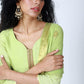 trueBrowns Green Gota Kurta-Pant-Dupatta | Swadesiicart