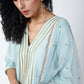 trueBrowns Blue Gota Kurta-Pant-Dupatta | Swadesiicart