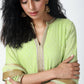 trueBrowns Green Lace Kurta-Pant-Dupatta | Swadesiicart