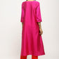 trueBrowns Pink Laced Kurta Set | Swadesiicart