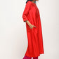 trueBrowns Orange Laced Kurta Set | Swadesiicart