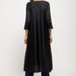 trueBrowns Black Laced Kurta Set | Swadesiicart