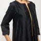trueBrowns Black Laced Kurta Set | Swadesiicart