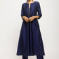 trueBrowns Blue Laced Kurta- Foil Pant | Swadesiicart