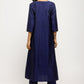 trueBrowns Blue Laced Kurta- Foil Pant | Swadesiicart
