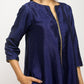 trueBrowns Blue Laced Kurta- Foil Pant | Swadesiicart