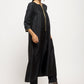 trueBrowns Black Laced Kurta- Foil Pant | Swadesiicart