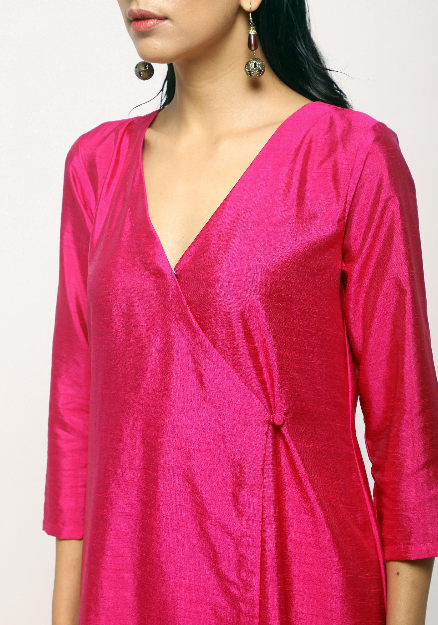 trueBrowns Orange Angrakha Set | Swadesiicart