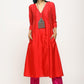 trueBrowns Orange Angrakha Set | Swadesiicart