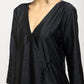 trueBrowns Black Angrakha Set | Swadesiicart