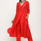 trueBrowns Orange Angrakha Foil Pant | Swadesiicart