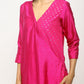 trueBrowns Pink Foil Angrakha Set | Swadesiicart