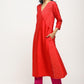 trueBrowns Orange Foil Angrakha Set | Swadesiicart