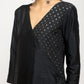 trueBrowns Black Foil Angrakha Set | Swadesiicart