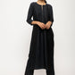 trueBrowns Black Foil High Slit Set | Swadesiicart