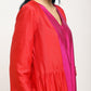 trueBrowns Orange Pink Jacket Kurta Set | Swadesiicart