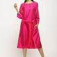 trueBrowns Orange Pink Jacket Dress Set | Swadesiicart