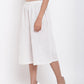 trueBrowns White Cotton Pant | Swadesiicart
