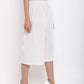 trueBrowns White Cotton Pant | Swadesiicart