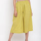 trueBrowns Green Cotton Pant | Swadesiicart