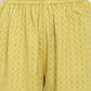 trueBrowns Green Cotton Pant | Swadesiicart