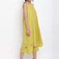trueBrowns Green Cotton Panelled Kurta Set | Swadesiicart