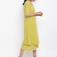 trueBrowns Green Cotton Angrakha Kurta Set | Relove | Swadesiicart