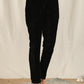 trueBrowns Black Velvet Pant | Swadesiicart