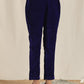 trueBrowns Blue Velvet Pant | Swadesiicart
