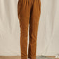 trueBrowns Brown Velvet Pant | Swadesiicart