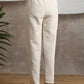 trueBrowns Beige Pure Cotton Pant | Swadesiicart