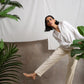 trueBrowns Beige Pure Cotton Pant | Swadesiicart