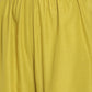 trueBrowns Cotton Linen Lime Green Sleeveless Flared Kurta Pant Set | Swadesiicart