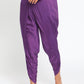 trueBrowns Silk Purple Dhoti Pant | Swadesiicart