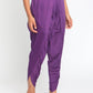trueBrowns Silk Purple Dhoti Pant | Swadesiicart