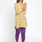 trueBrowns Silk Purple Dhoti Pant | Swadesiicart