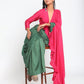 trueBrowns Silk Pink Tie Up Blouse | Swadesiicart