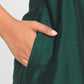 trueBrowns Green Silk Angrakha Set | Swadesiicart