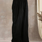 trueBrowns Black Velvet High Waist Pant | Swadesiicart