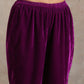 trueBrowns Wine Velvet Pant | Swadesiicart