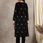 trueBrowns Black Velvet Embroidered Angrakha | Swadesiicart